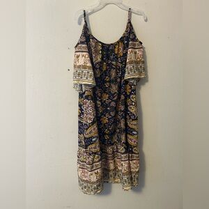 Suzanne betro Floral Off-Shoulder Dress